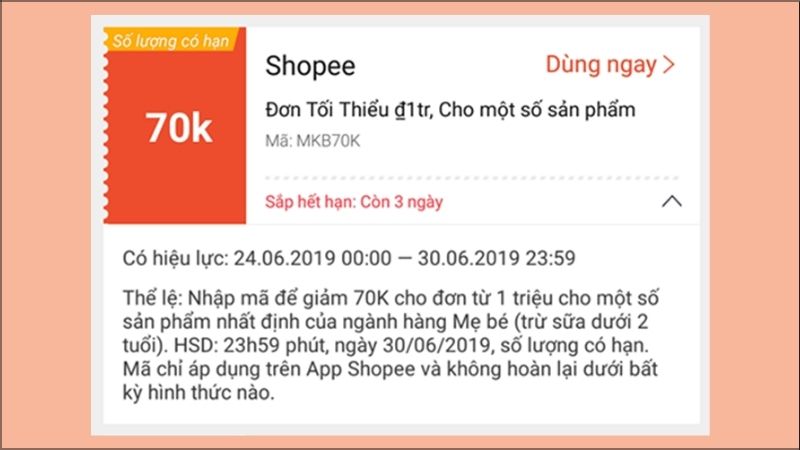 Trước khi áp dụng bất kỳ mã giảm giá Shopee nào, việc tìm hiểu kỹ thông tin về điều kiện sử dụng