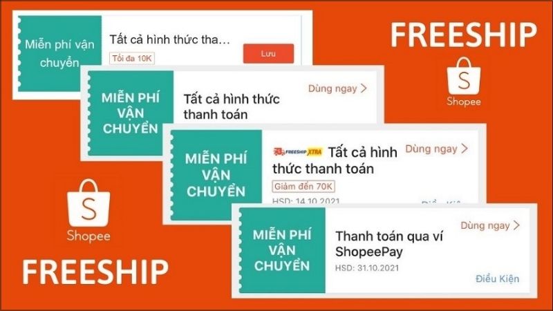 Voucher FreeShip Shopee, là một loại mã giảm giá chỉ áp dụng cho phí vận chuyển của đơn hàng trên Shopee