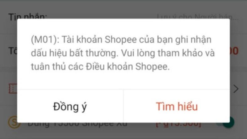 Lỗi M01 có nhiều nguyên nhân khác nhau gây ra