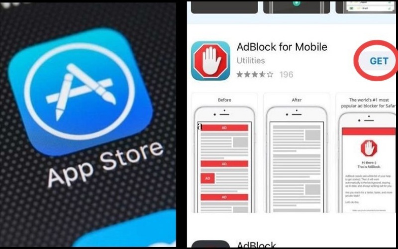 Adblock for Mobile trên hệ điều hành IOS