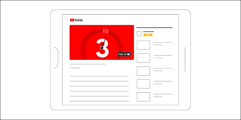 Mẫu quảng cáo Skippable in-stream Ads