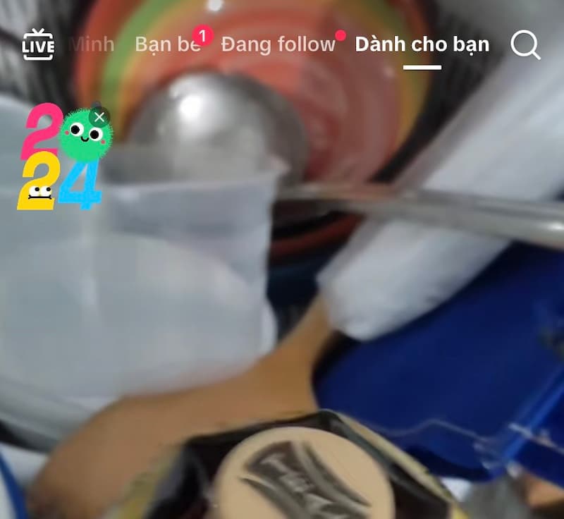 Màn hình chính của Tik Tok