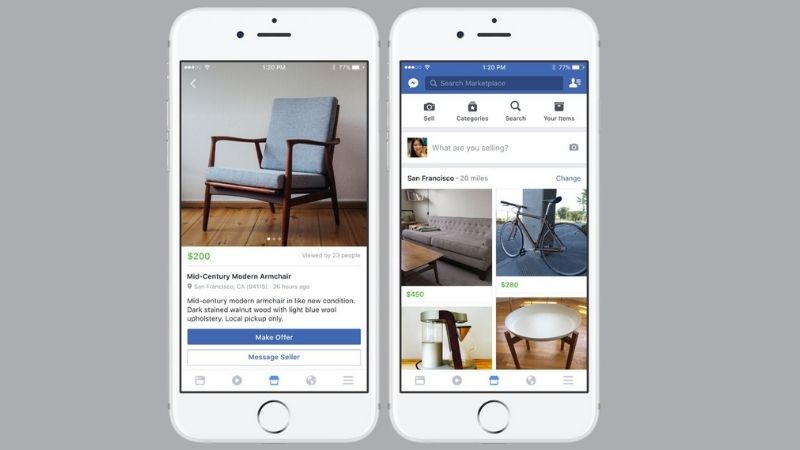 Kích thước video trên Facebook Marketplace