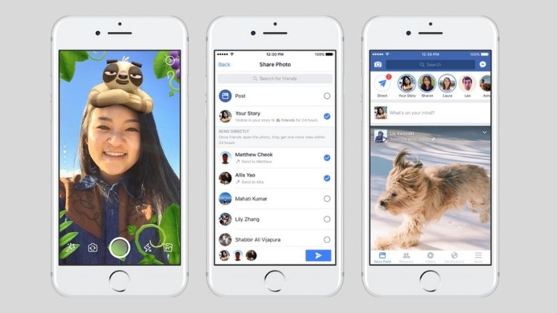 Kích thước video trên Facebook Stories