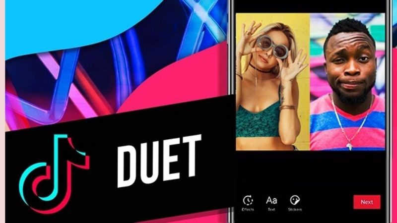 Duet trên TikTok giúp tương tác với người dùng khác