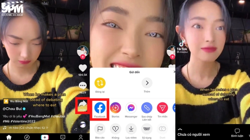 Chia sẻ nội dung qua các nền tảng khác giúp tăng lượt xem của video TikTok