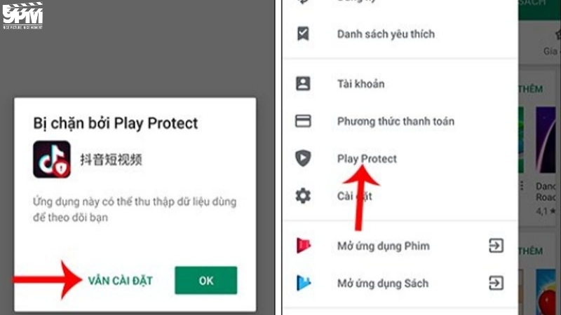 Chọn Play Protect để tiếp tục cài đặt