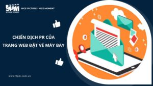 chiến dịch pr của trang web đặt vé máy bay