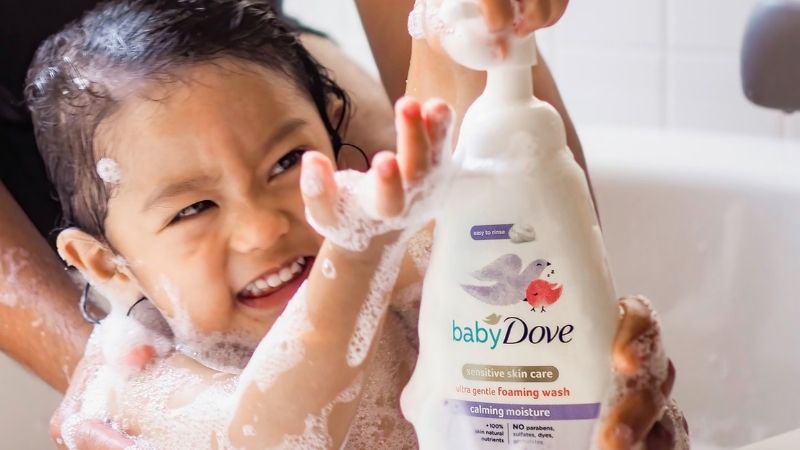 Dove đã có bước đi thông minh khi mở rộng sang dòng sản phẩm Baby Dove