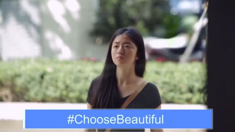 Chiến dịch #ChooseBeautiful được Dove triển khai với mục tiêu truyền cảm hứng cho phụ nữ trên toàn thế giới