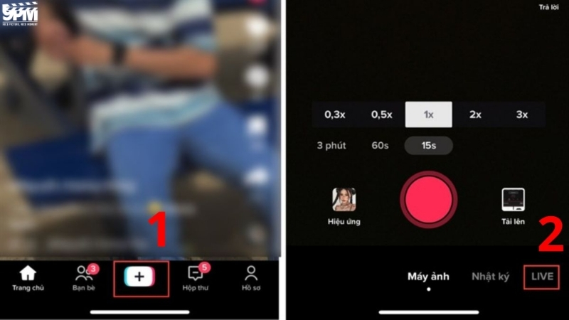 Bật chế độ Live trên TikTok