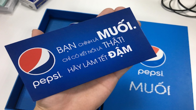 Chiến dịch PR Pepsi Muối đột phá của Pepsi tại Việt Nam