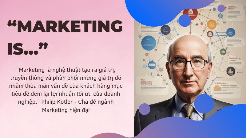 Philip Kotler là cha đẻ của ngành Marketing hiện đại