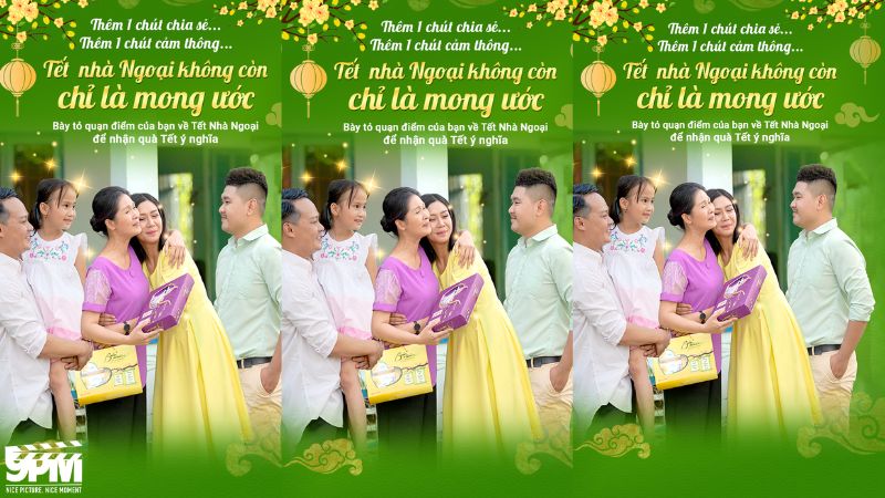 "Ăn Tết nhà ngoại" là nội dung chính của chiến dịch