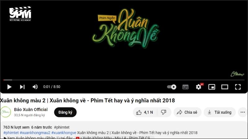 Hơn bảy trăm nghìn lượt xem trên YouTube chứng tỏ được điểm đặc biệt thu hút của chiến dịch