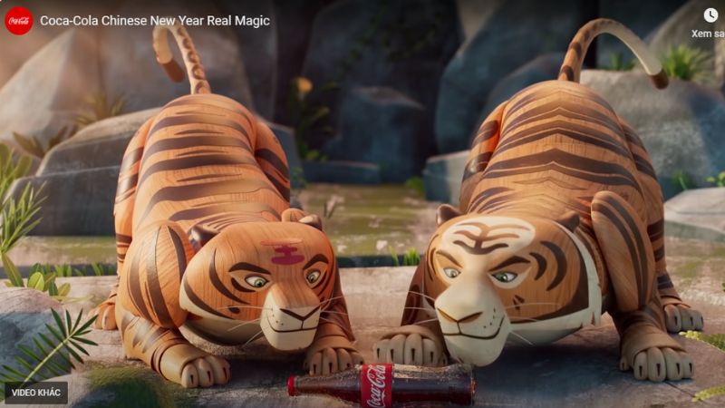 Hình ảnh lấy từ TVC quảng cáo của Coca Cola 