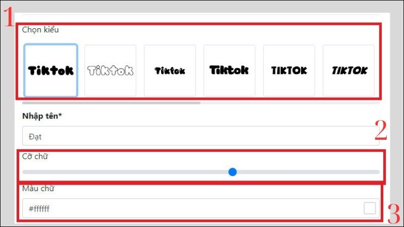 Bạn hoàn toàn có thể điều chỉnh cỡ chữ, màu chữ và lựa chọn phông chữ theo ý muốn của mình