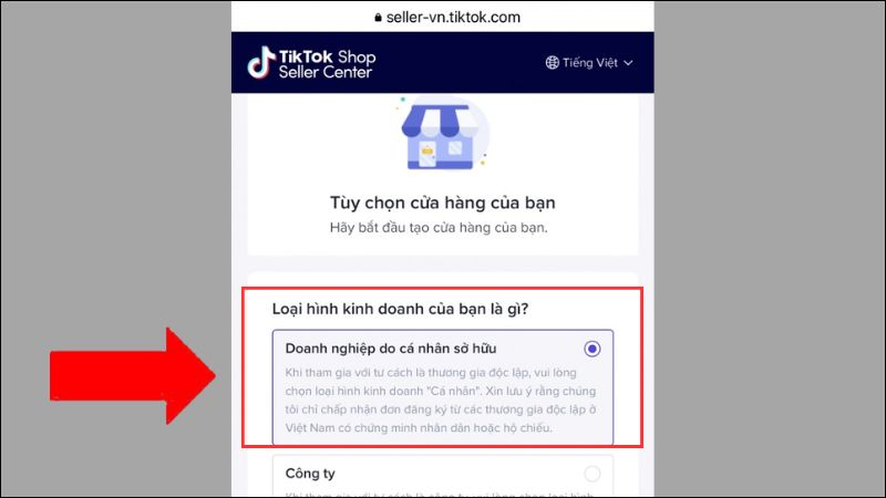 Bạn hãy xác minh tài liệu người đăng ký