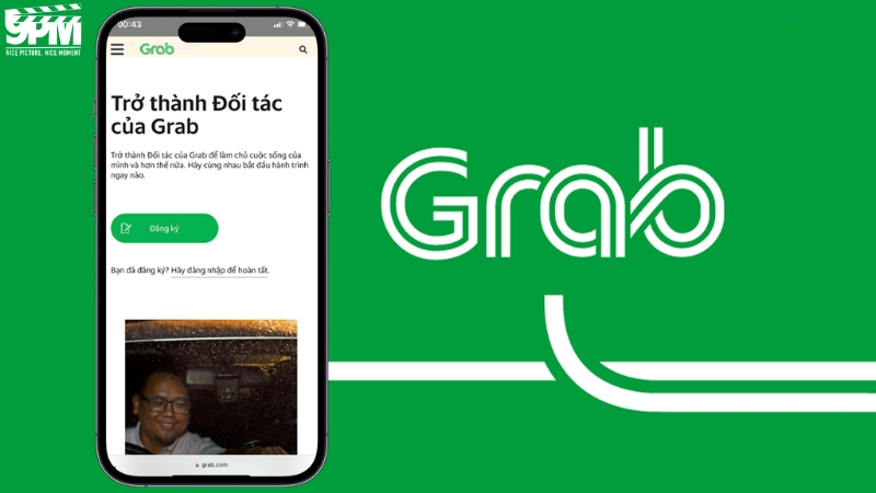 Dễ dàng truy cập với ứng dụng Grab trên điện thoại