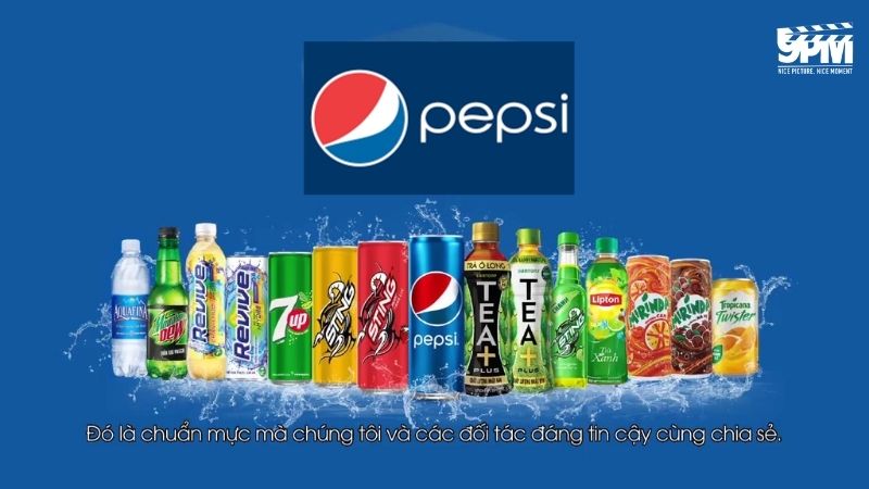 Pepsico có đa dạng các dòng sản phẩm 