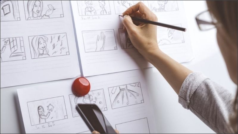 Storyboard giúp truyền đạt ý tưởng, kịch bản và mạch truyện một cách rõ ràng